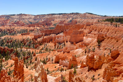 Scenic view of bryce canyon national park