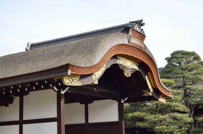 Low angle view of historic building against sky