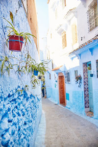 Alley amidst buildings in city