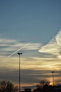 Low angle view of moody sky