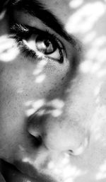 Close-up portrait of young man