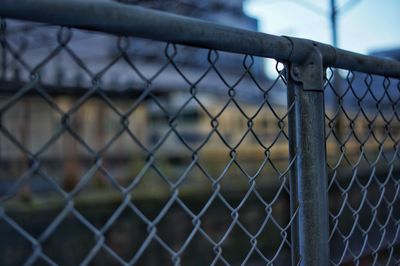 Close-up of chainlink fence