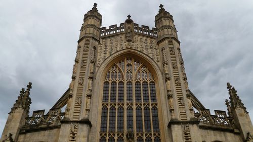 Low angle view of building against sky