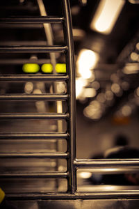 Close-up of illuminated lights