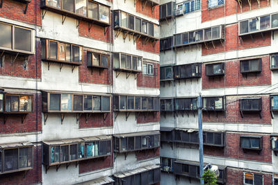 Full frame shot of residential building