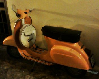 Close-up of painting on wall