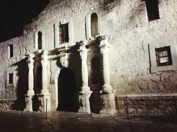 Low angle view of historical building