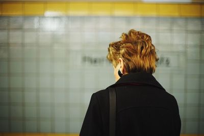 Woman looking at camera