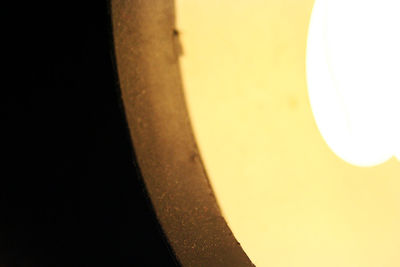 Close-up of illuminated lamp