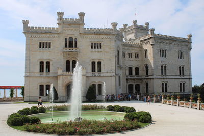 Miramare castles in italy