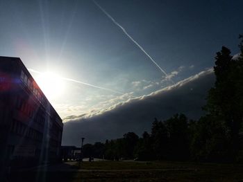 Low angle view of buildings against sky