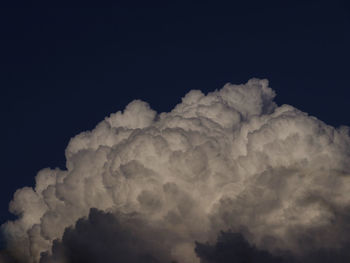 Low angle view of cloudscape against sky