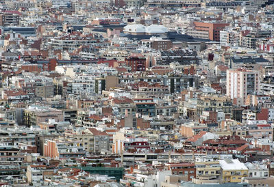 High angle view of cityscape