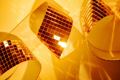 Close-up of illuminated light