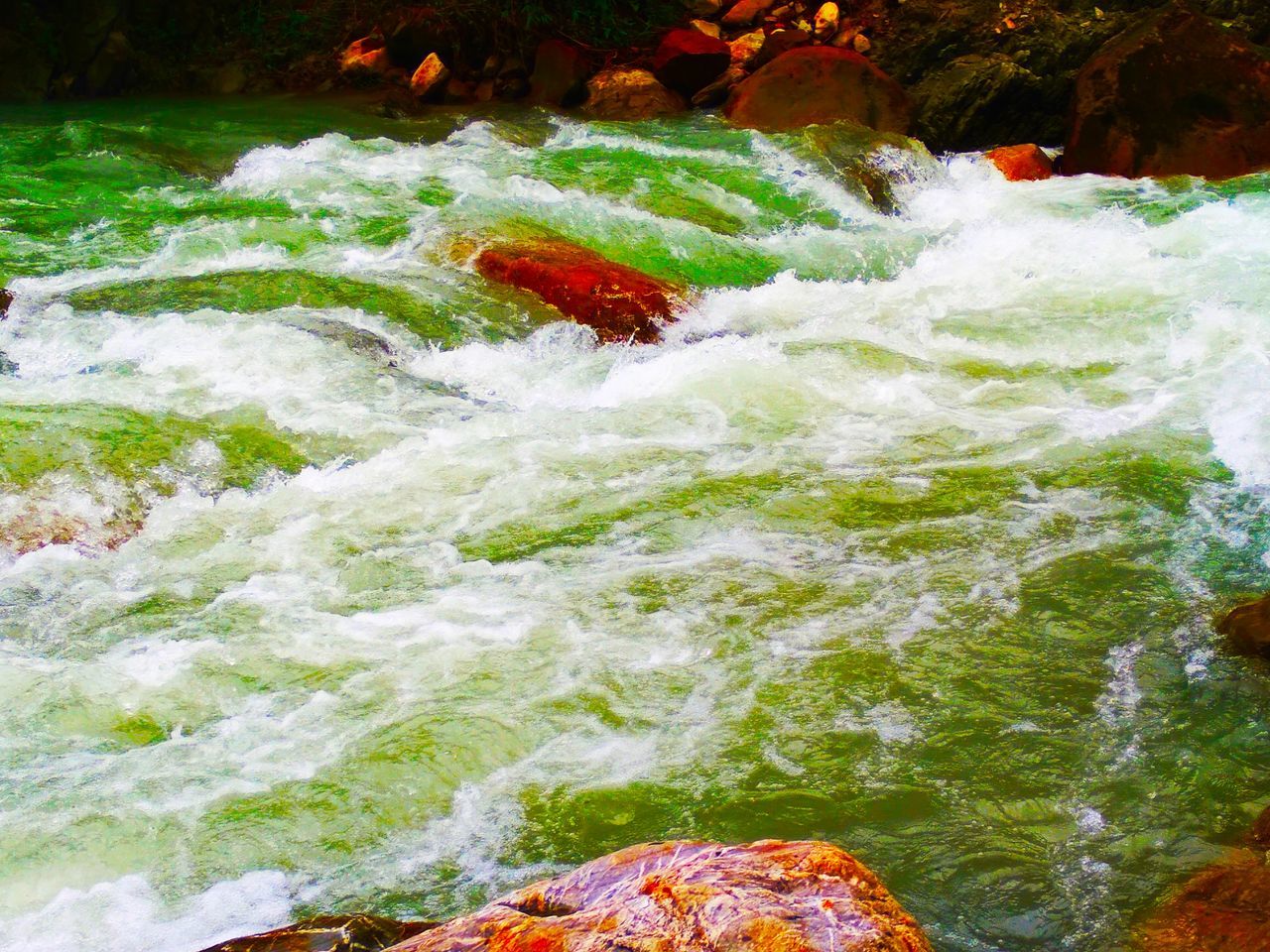 water, motion, sea, no people, beauty in nature, nature, sport, aquatic sport, speed, flowing water, rock, scenics - nature, day, power, waterfront, blurred motion, power in nature, flowing, outdoors, breaking