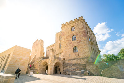 Panoramic view of historic building against sky