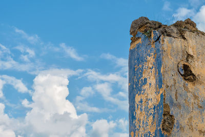 The ruins of the abandoned greek city of levissi near the village of kayakoy in fethiye turkey, 