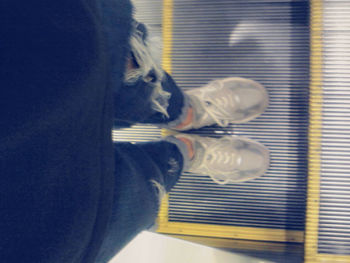 Woman looking at camera