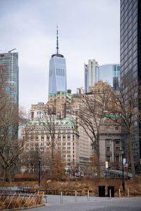 Buildings in city