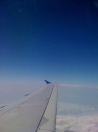 Low angle view of blue sky