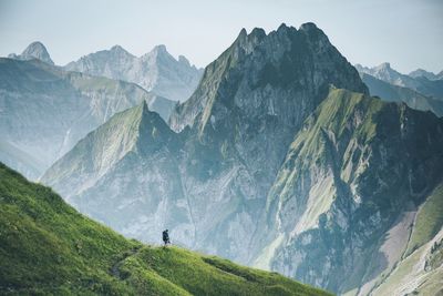 Scenic view of mountains