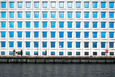 Building against blue sky