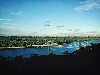 Scenic view of landscape against cloudy sky