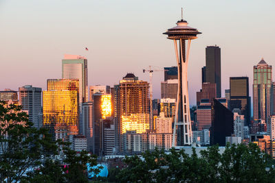 View of buildings in city