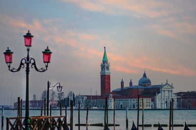 View of buildings in city at waterfront