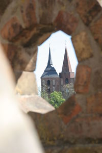 View of temple against sky