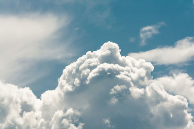 Low angle view of clouds in sky