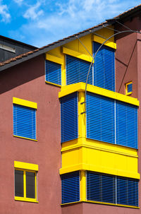 Low angle view of building against sky