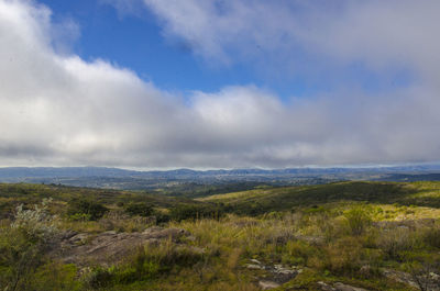 Scenic view of landscape against sky