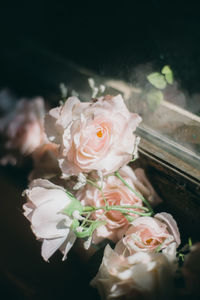 Close-up of rose bouquet