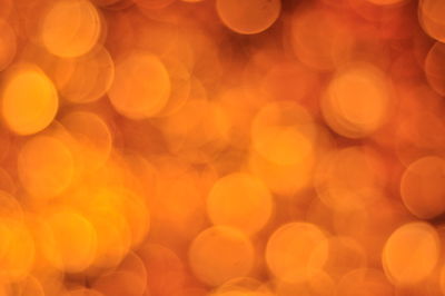 Defocused image of lights