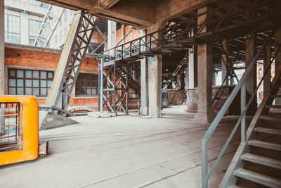 Interior of abandoned building