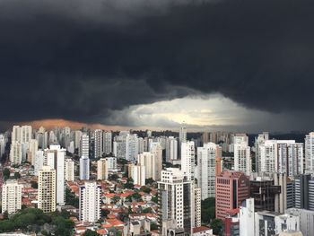 Modern cityscape against sky