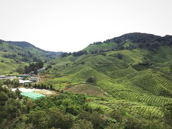 Scenic view of mountains