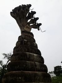 Low angle view of statue