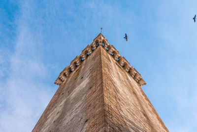 Low angle view of building against sky