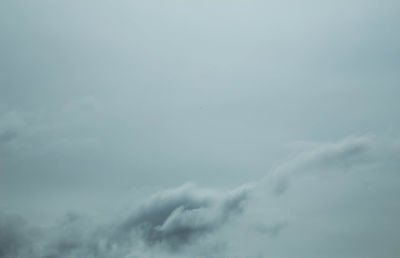 Low angle view of clouds in sky