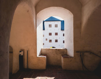 Interior of historic  castle