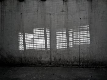 Interior of abandoned building