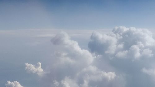 Low angle view of clouds in sky