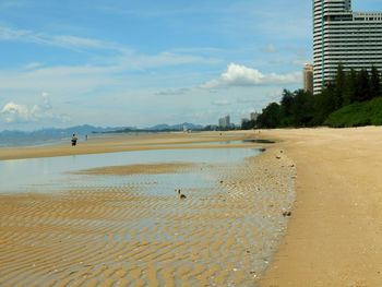 View of beach against sky