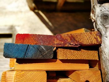 Close-up of wood