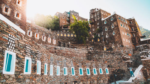 Low angle view of historical building