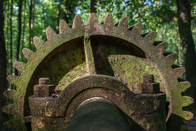 Close-up of rusty metal