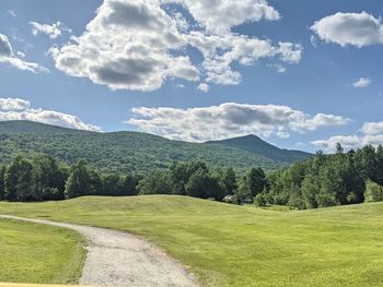 Scenic view of landscape against sky