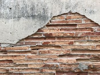 Close-up of brick wall